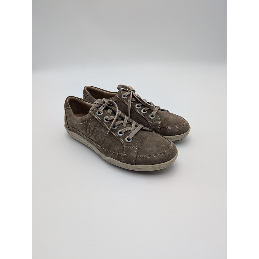 Josef Seibel Shoes Womens Size 5.5 Brown Suede Sneaker Comfort Casual EU 36